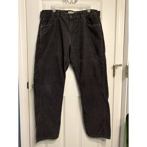 Patagonia Men's Organic Cotton Corduroy Straight Gray Pants Size 38x30 (Short)